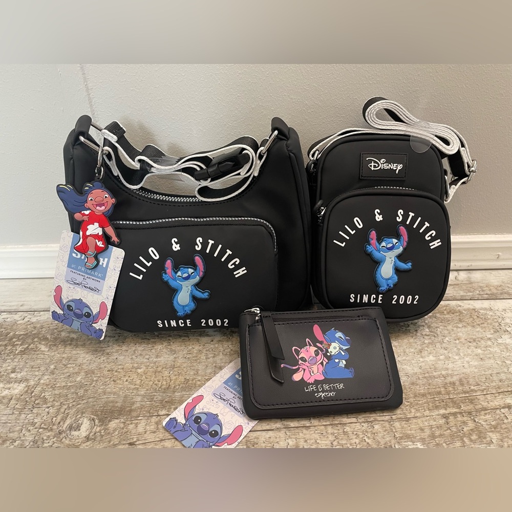 NWT Stitch shoulder bag , stitch mini wallet and stitch phone crossbody bag